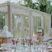 Decoración floral de boda El Candil